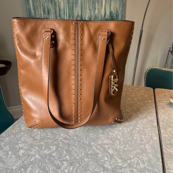 Michael Kors Astor Large Studded Tote Bag - Picture 2 of 3